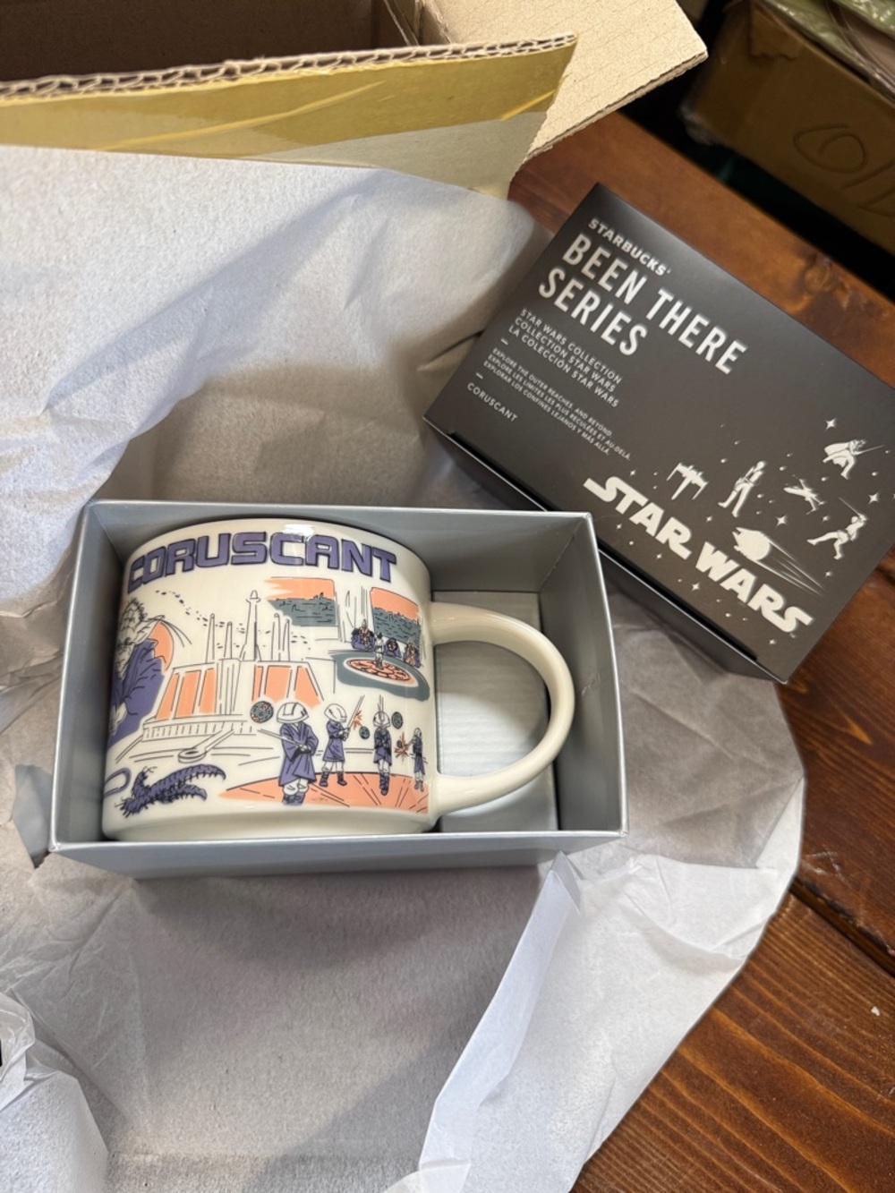 STAR WARS Coruscant 2023 Disney Starbucks Been There Series Mug NWT